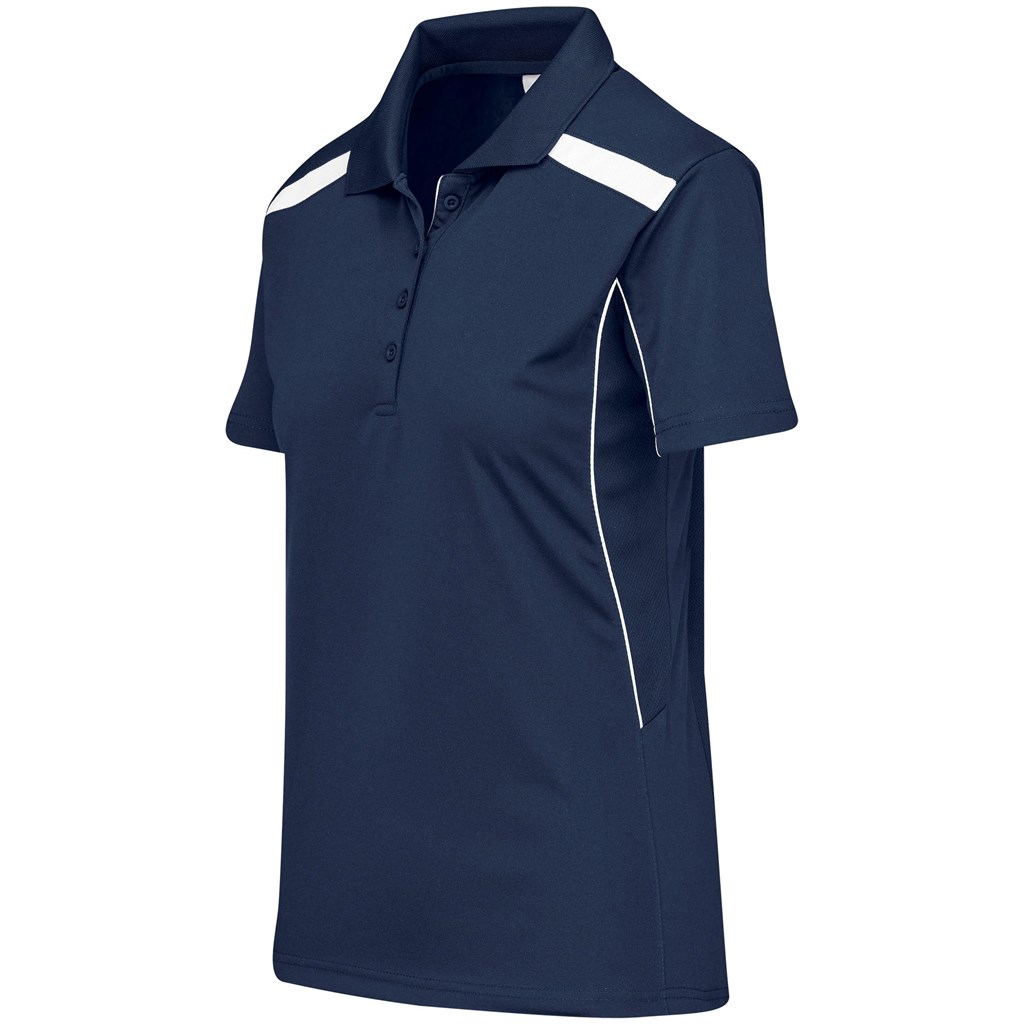 Ladies United Golf Shirt - Navy - Image 5