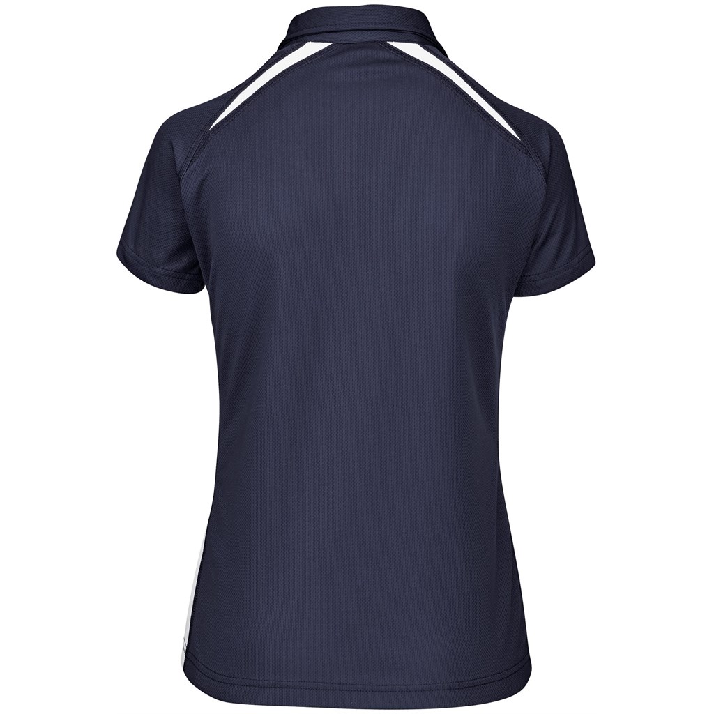 Ladies Splice Golf Shirt - Navy - Image 4