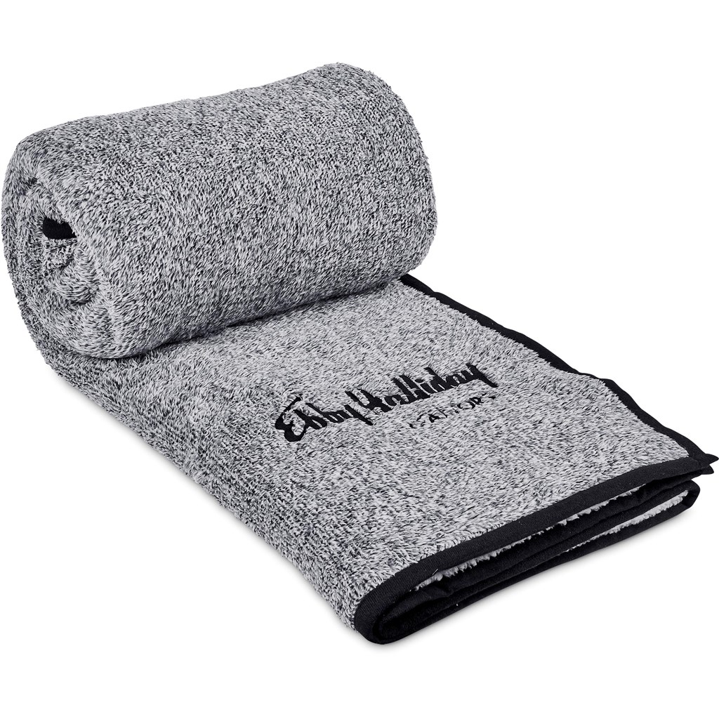 Serendipio Tranquil Sherpa Fleece Blanket - Image 5