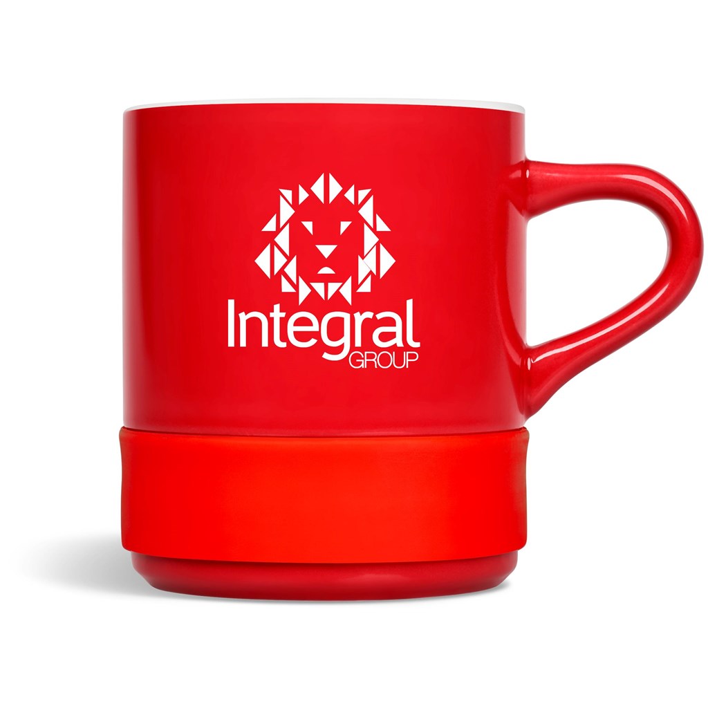 Kooshty Mixalot Ceramic Coffee Mug - 320ml - Red - Image 4