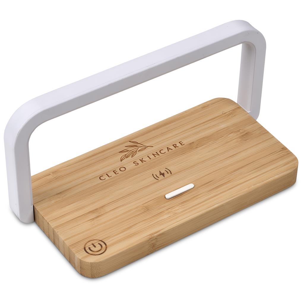 Okiyo Yoru Bamboo Wireless Charger & Night Light - Image 5