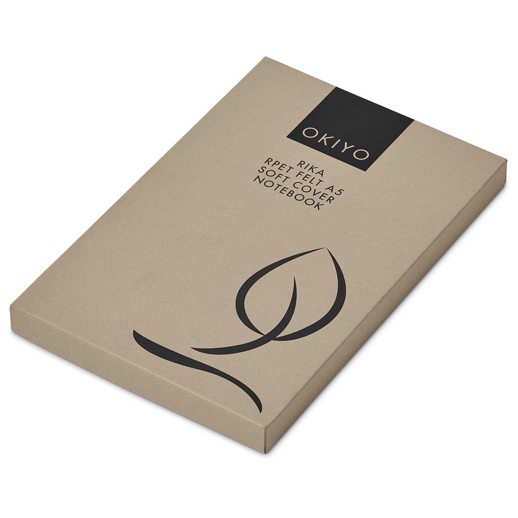 Okiyo Rika Recycled PET Felt A5 Soft Cover Notebook - Image 5