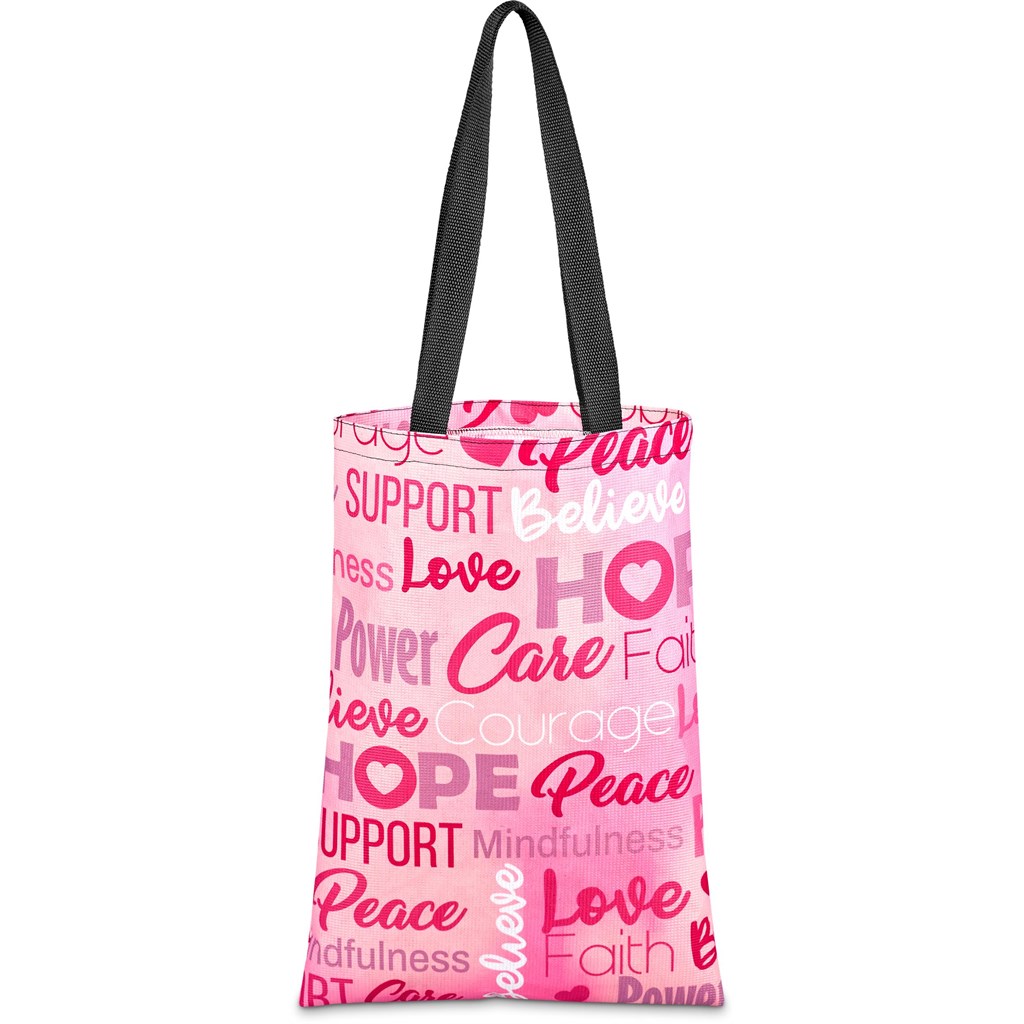 Pre-Printed Sample Hoppla Eden Recycled PET Stitch-Bond Shopper - Image 5
