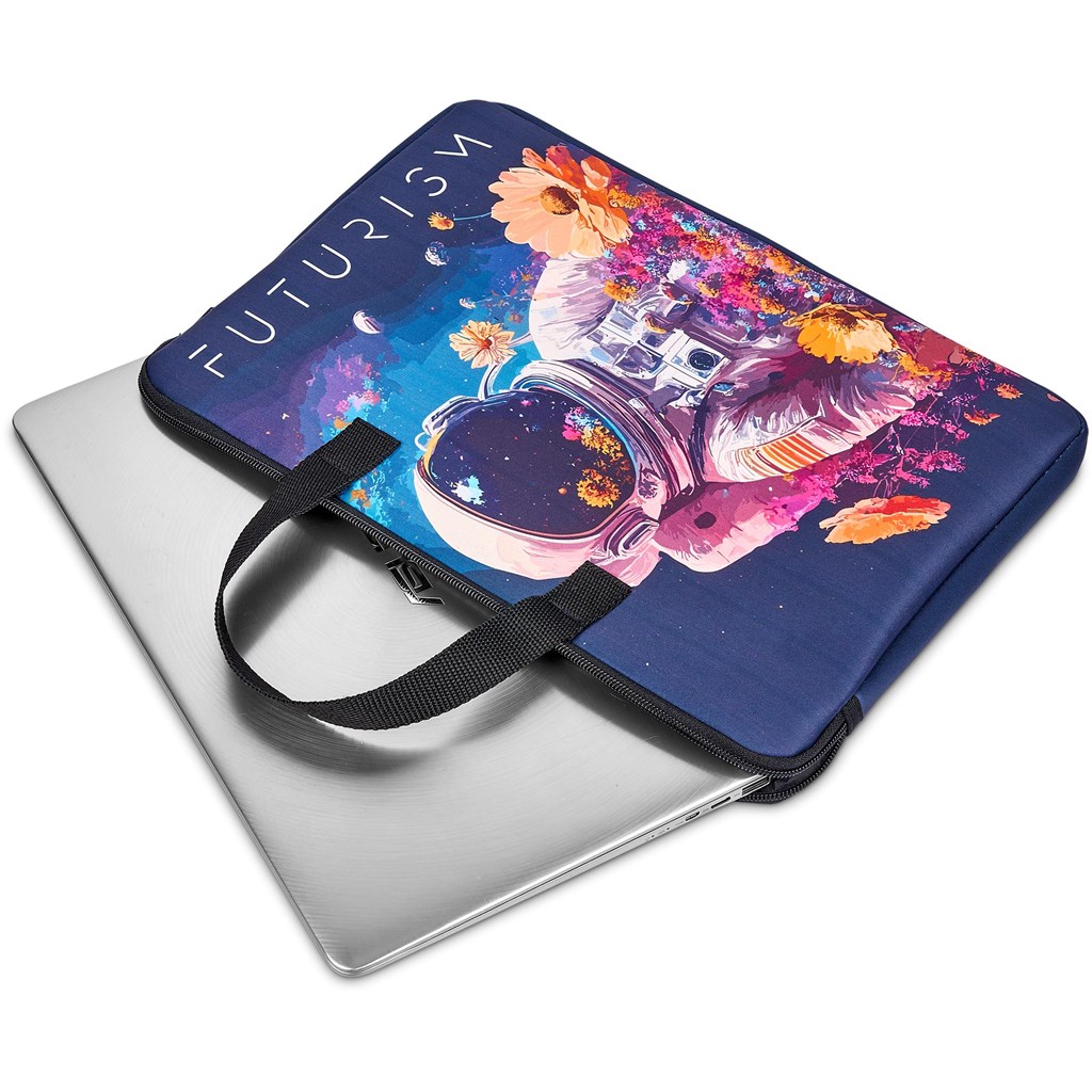 Pre-Printed Sample Hoppla Plett Neoprene Laptop Sleeve with Handles – 13-14 inch - Image 5