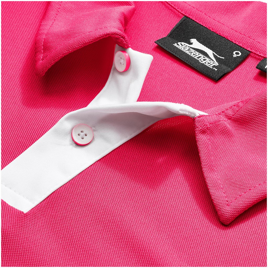 Mens Contest Golf Shirt - Pink - Image 4
