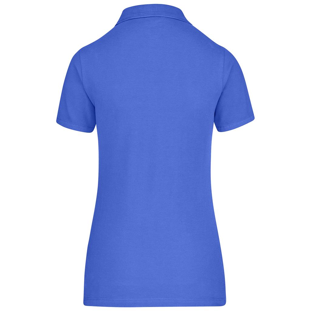 Ladies Hacker Golf Shirt - Blue - Image 4