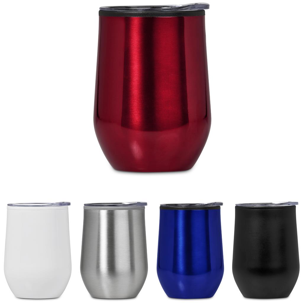Serendipio Madison Stainless Steel & Plastic Double-Wall Tumbler - 350ml - Image 5